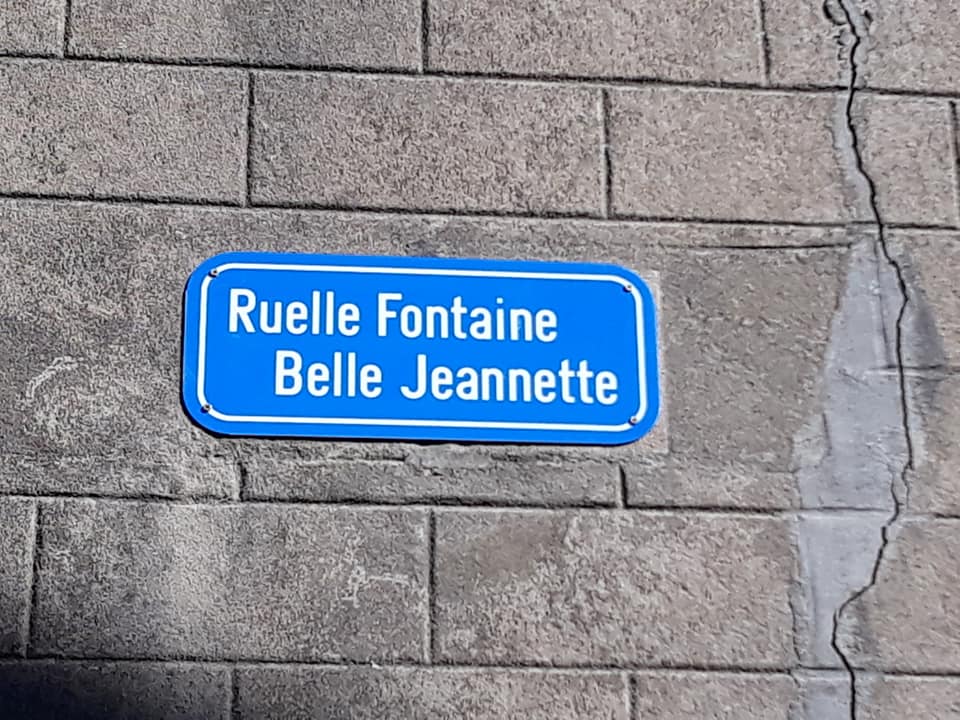 Ruelle fontaine Belle Jeannette à Lessines